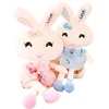 60cm fariry plush stuffed rabbit with pp cotton filled