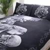 amazon harley davidson skull king queen size bedding quilted microfiber thick duvet patchwork bed comforter set