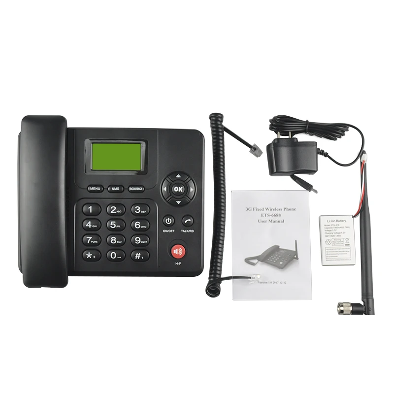 
Online order! Etross 6688 GSM 3G SIM card Cordess Telephone 