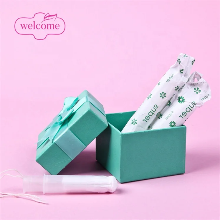 

Me Time swab tampon with applicator or non applicator tin box for woman