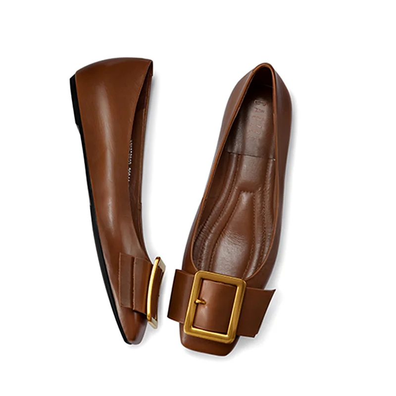 ladies flat slip-on dress shoes