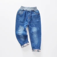 

DRNN1901B03 2019 New design kids jeans pant fashion blue boys jeans cheap wholesale kids jeans