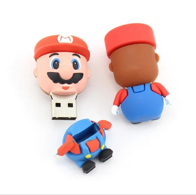 

Lovely Cartoon PVC USB Flash Drive With Custom Logo 64MB 128MB 256MB 512MB 1GB