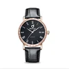 DEOGEN Automatic Movement Men Watch Genuine Leather Band Sapphire Glass Watch OEM Factory