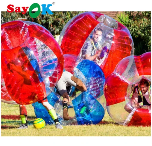 cheap human bubble suit inflatable bumper bubble soccer ball for sale