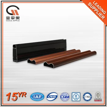 Online Sale Wooden Color Aluminium Sliding Wardrobe Doors View