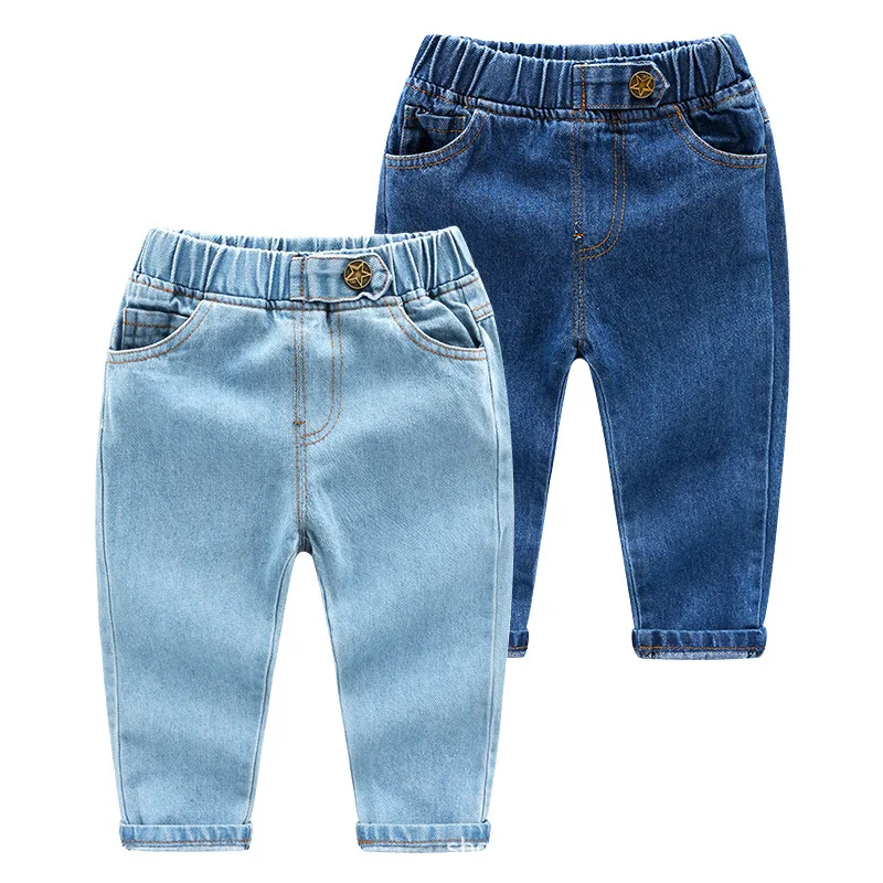 

2019 spring new fashion children washed casual style denim boy jeans, Picture