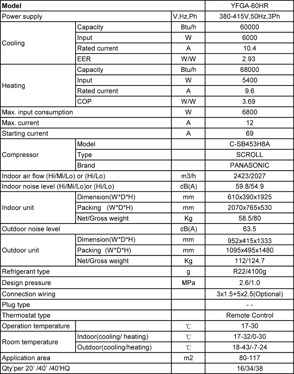 60000 Btu Room Floor Standing Air Conditioner 5 Ton Ac Unit - Buy Room ...