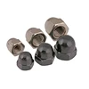 carbon steel black hex cap nut DIN1587 nut acorn nut