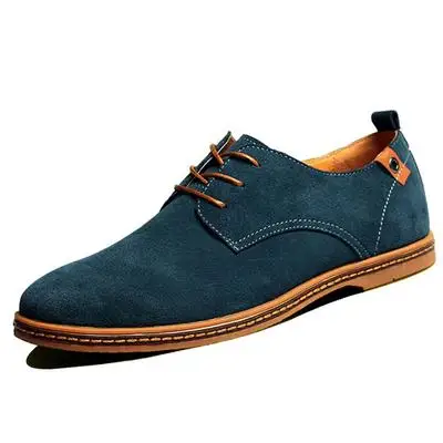 

New Fashion Men Business Suede Leather Shoes Flats Oxfords Casual Loafers