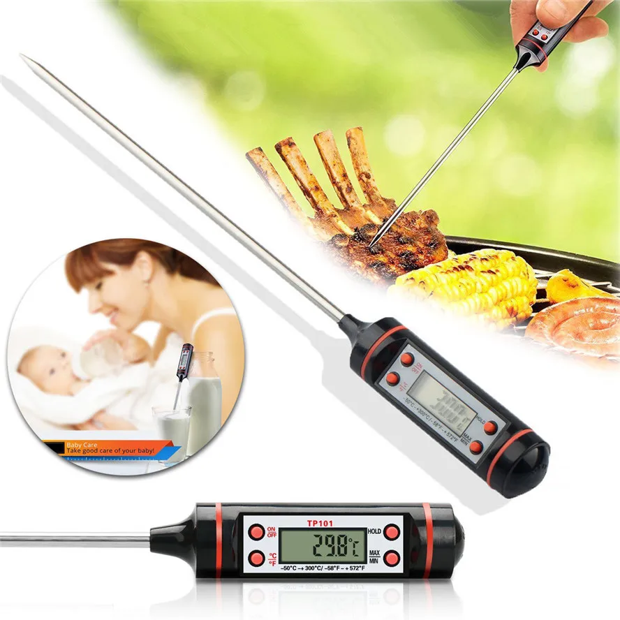 GM1311 Digital BBQ Meat Thermometer Cooking Food Kitchen Probe