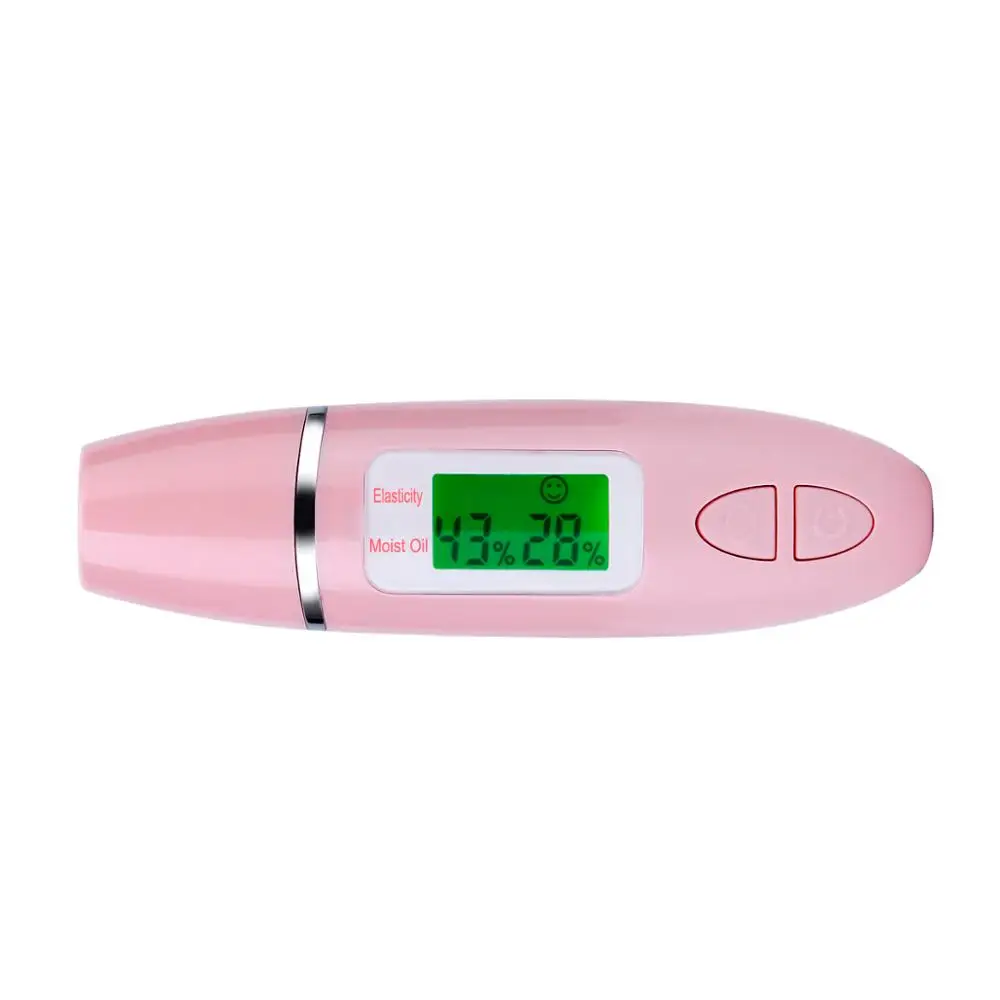 

easy operation portable quick skin moisture meter, Pink