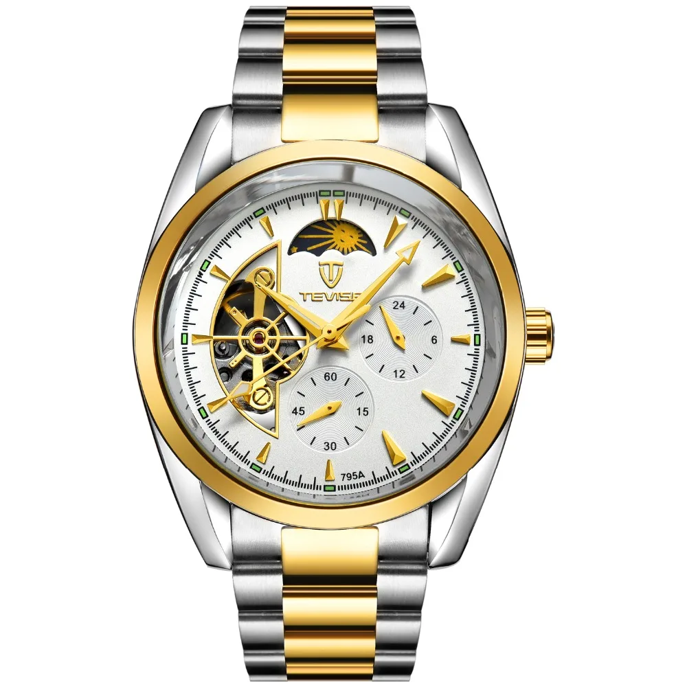 

TEVISE 795A men Automatic Mechanical watch Top Brand Luxury Waterproof watch