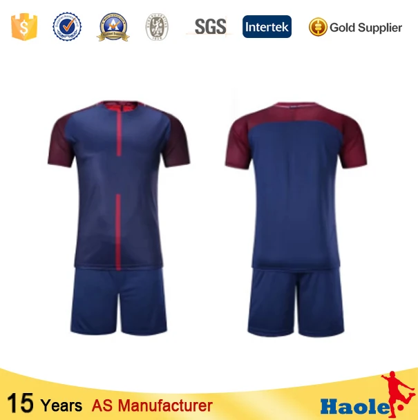 

2017 season club team football jersey custom plain colors soccer jersey uniform set, All team color