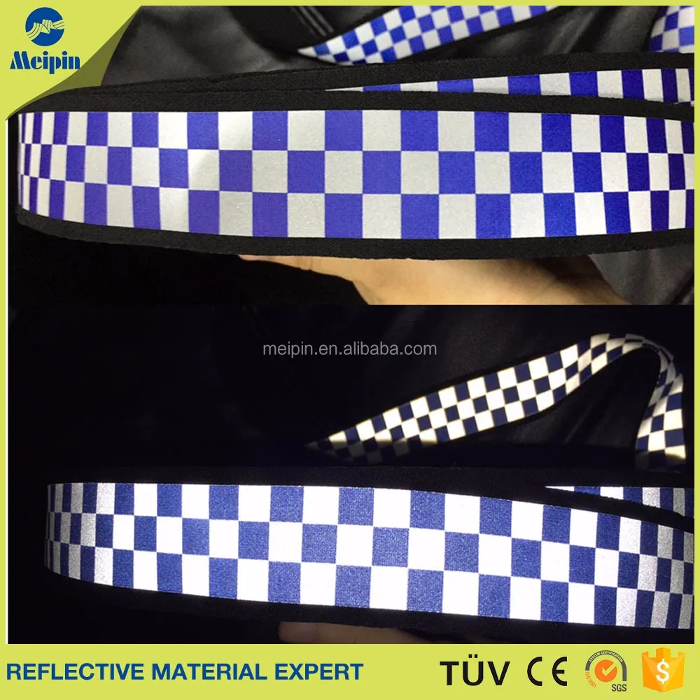 Various Design Construction Safety Blue And White Reflective Tape Buy