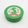funny round metal click clack mint tin box