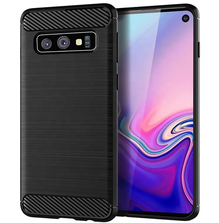 For Galaxy S10 Lite Back Cover Soft Case Made to Suit Real Phone/ Carbon Fiber TPU Phone Case For Samsung Galaxy S10 Lite