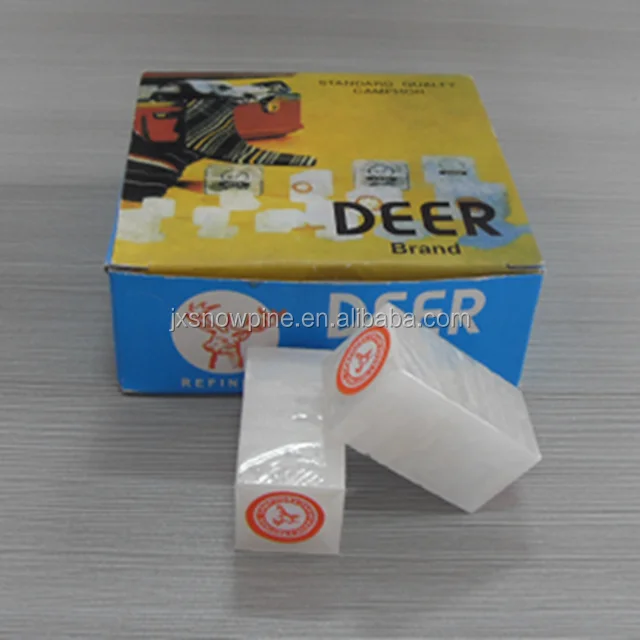 
1/8oz deer brand refined premium camphor tablets/blocks/cubes/cakes(128 pieces) 