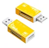 Multi in 1 Memory SD Card Reader for Memory Stick Pro Duo,TF,M2,MMC,MS card reader A variety of colors