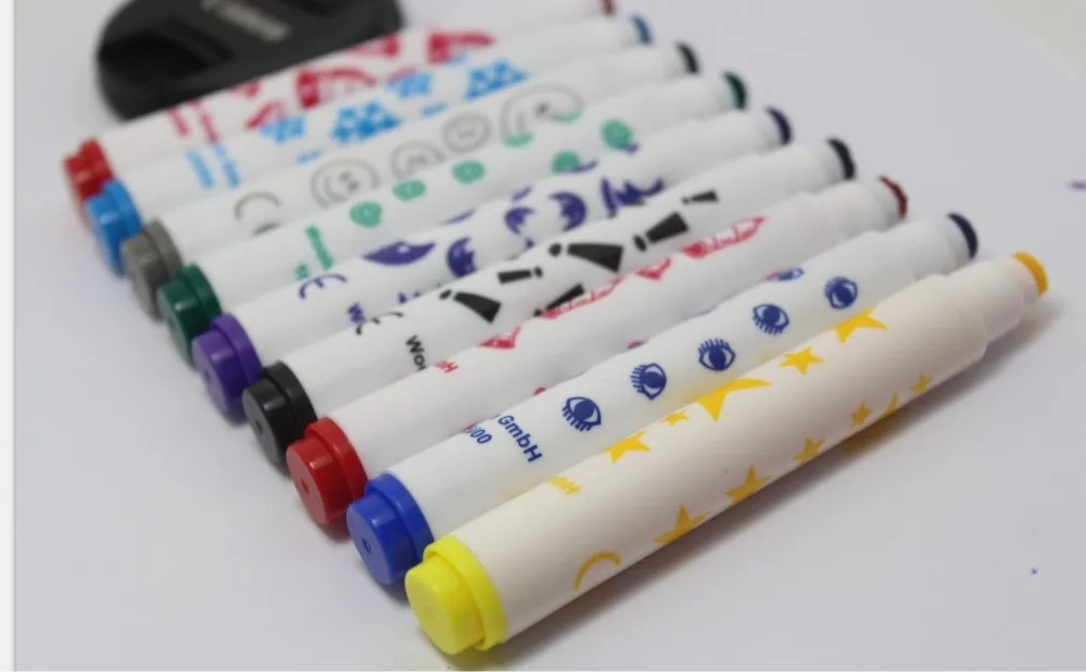 Customized Stamp Marker Pen Super Washable Ink Double Side Stamp Water