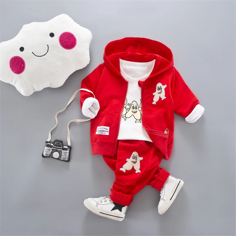 

New Style bright colors 3 pieces autumn boy clothes sets gold supplier, As pictures shows, we can according to your request also