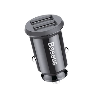Baseus Mini Size Quick Charging Car Charger 5V 3.1A Dual USB Port Charger for Car