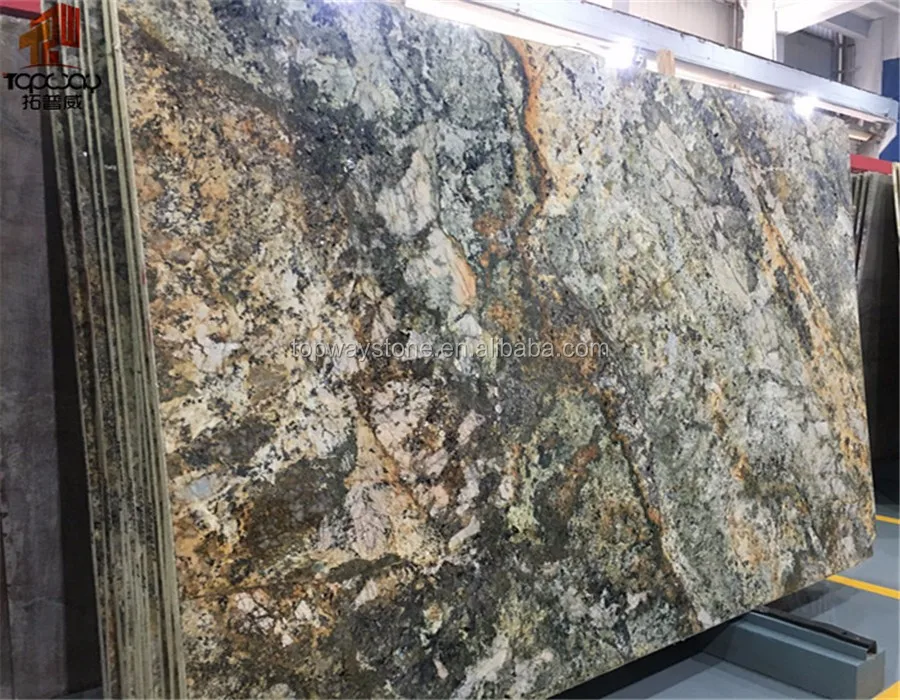 Natural Stone Brazil Mascazone Grey Granite Big Slab Wall Covering