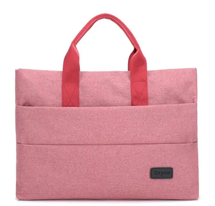 

15 Inch waterproof pink business women mens laptop briefcase bag, Custom made