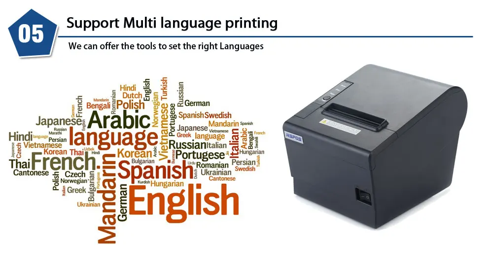 Retail Cheapest Pos 80mm Thermal Receipt Printer Usb With Linux Driver