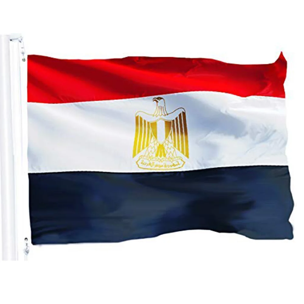 热批发埃及国旗 3*5 英尺 150*90 厘米横幅