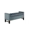 Velvet And Leather Bed End Stool Bench Bed Bench,Velvet Sofa Bench For Living Room Furniture