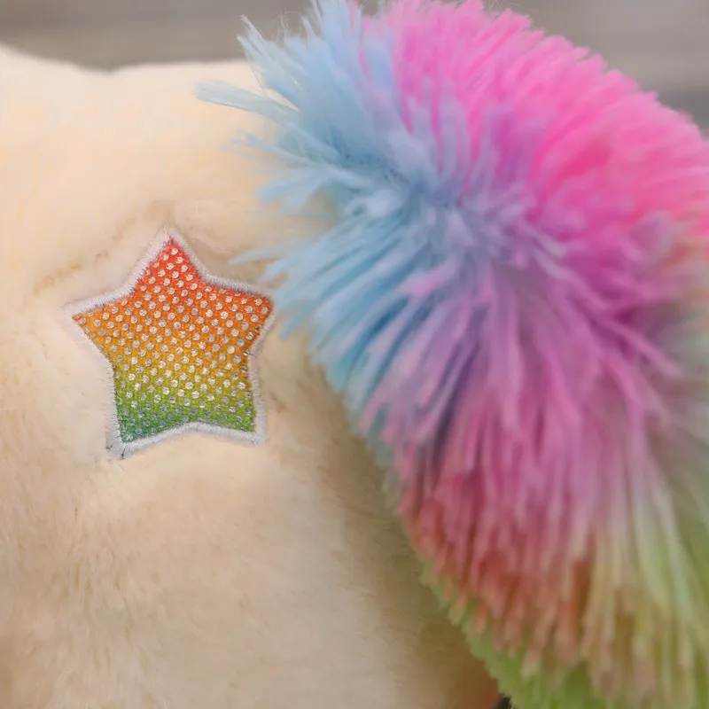 rainbow unicorn plush toy factory
