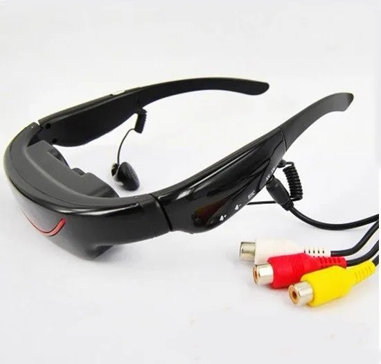 72inch virtual display video glasses with 4GB and AV IN Video eyewear FPV Google mobile theater portable home theater