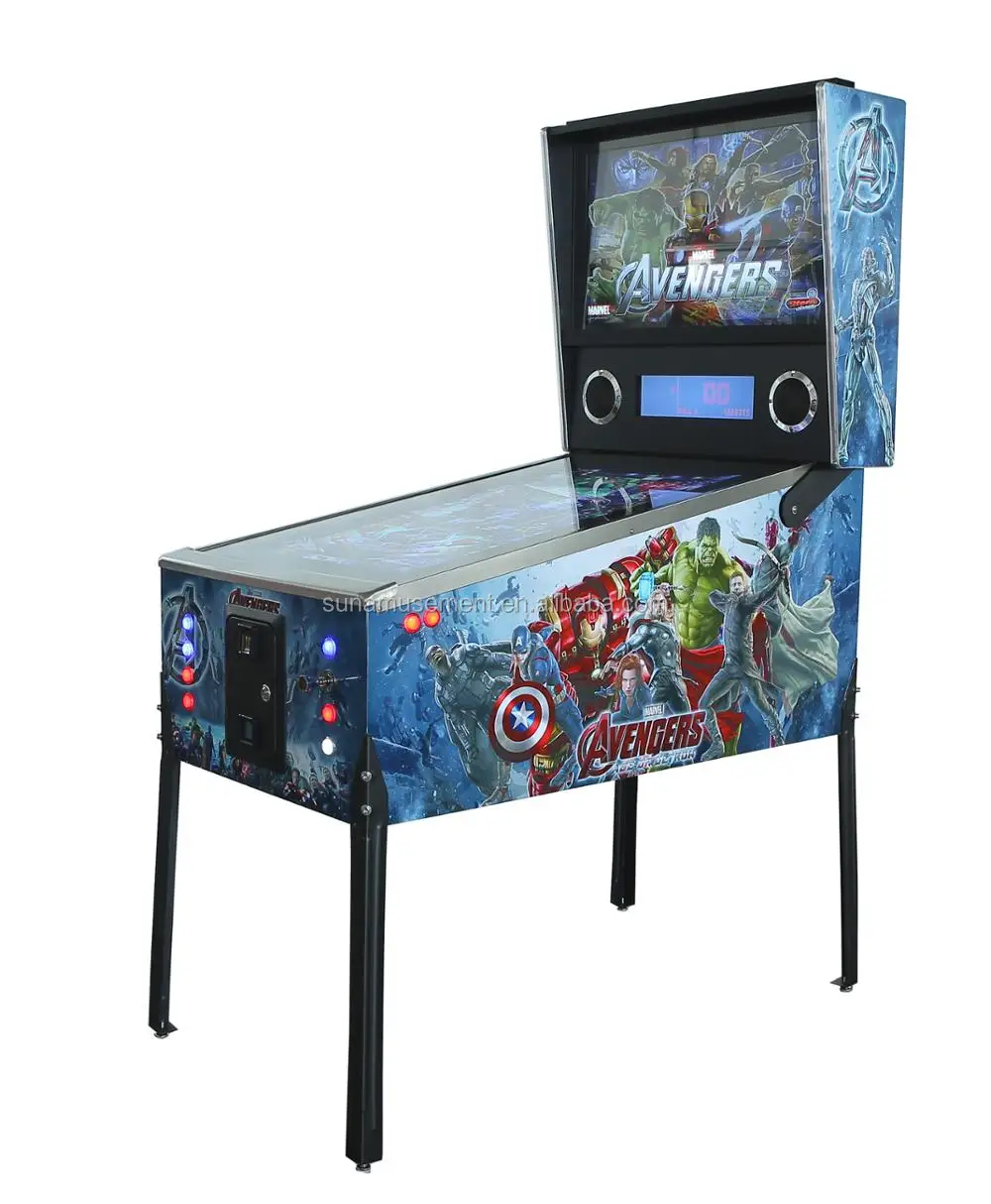 Virtual Pinball machines with 1080 games and save high score function