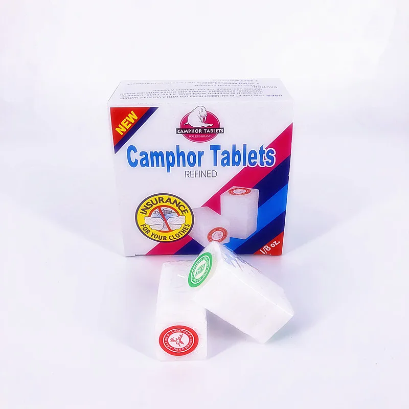 

Hot Sale India Market Religious Use 1/4OZ Camphor Block ,Camphor Tablets, White