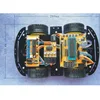 4WD two drive smart car kit diy robot rc car Kit Ultrasonic Obstacle Avoidance Remote Control 51 MCU STM Tracing robot smart car