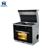 High quality integrated stove with black tempered glass cooktop best flame 2 burners gas stove for sale used in home