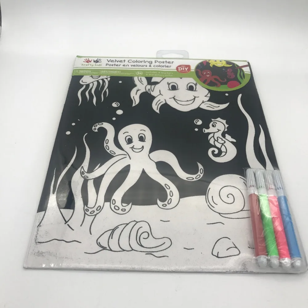 Velvet Art Coloring Poster Velvet Art Coloring Poster Suppliers And