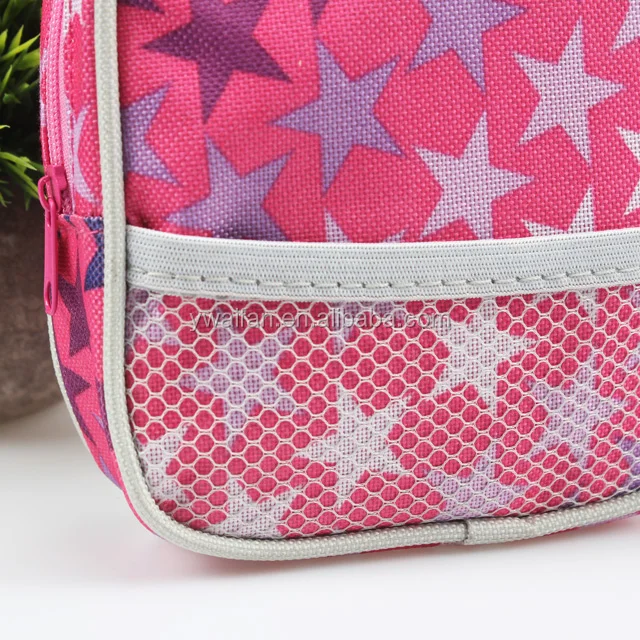 Travel Set Of 2 Doll Size Back Pack And Lunch Bag Girl Doll Backpack