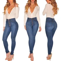 

Skinny Plu Size Long Denim Pant ladies High Waist pantalones kan can Jeans women 2019