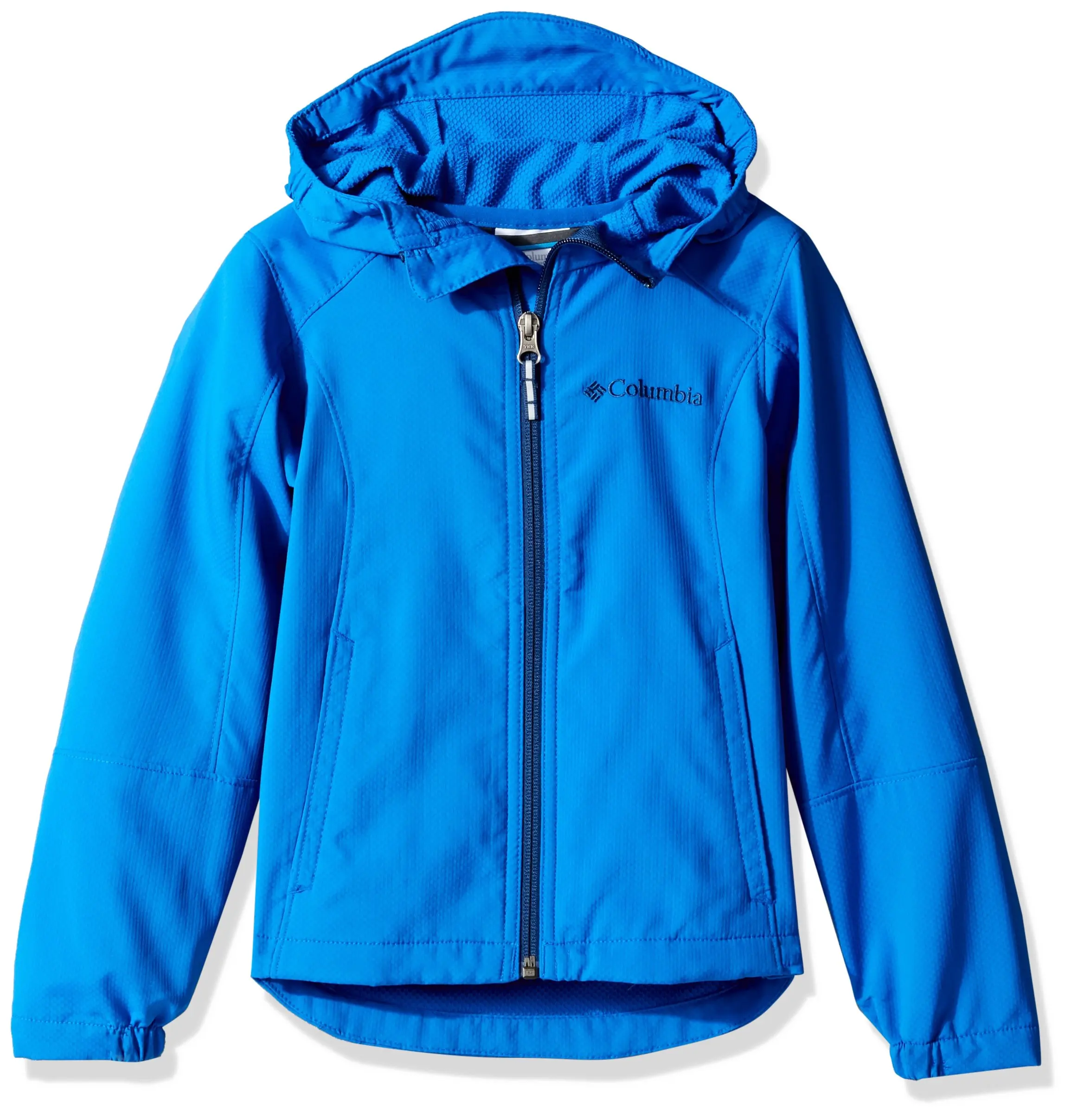 columbia mountain village hooded softshell