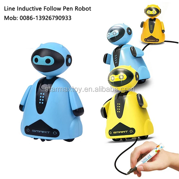 Magic Inductive Range Toy Follow Drawn Black Line Inductive Engineering Vehicle Car Tank Robot Inductive Toy for Kids.jpg