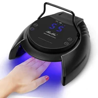 

Belle 48W Cordless Rechargeable UV LED Gel Nail Polish Curing Lamps with Hand Grip Adjustable Base