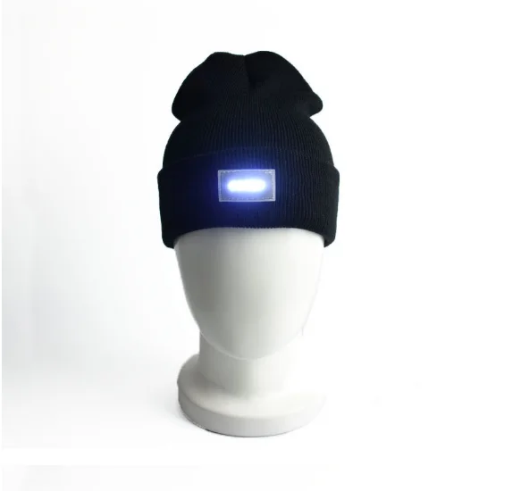 ski hat with led light