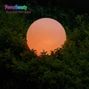 Wireless outdoor charging plastic glowing colorful waterproof led floating ball lighting