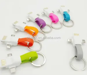 3 1 Magnetic USB Charging Cable Keychain