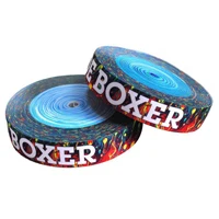 roll packing 38mm colorful elastic belt,silicon gripper printed elastic,silicone printed elastic.jpg