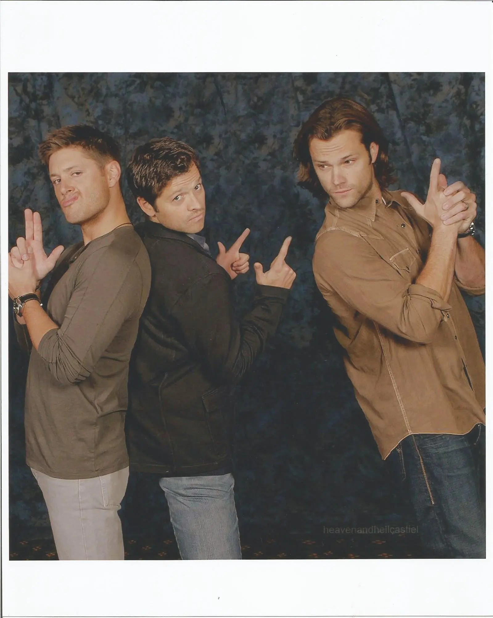 8.99. Supernatural <b>Jensen</b> Ackles & <b>Jared</b> Padalecki Misha Collins 8 x 10...