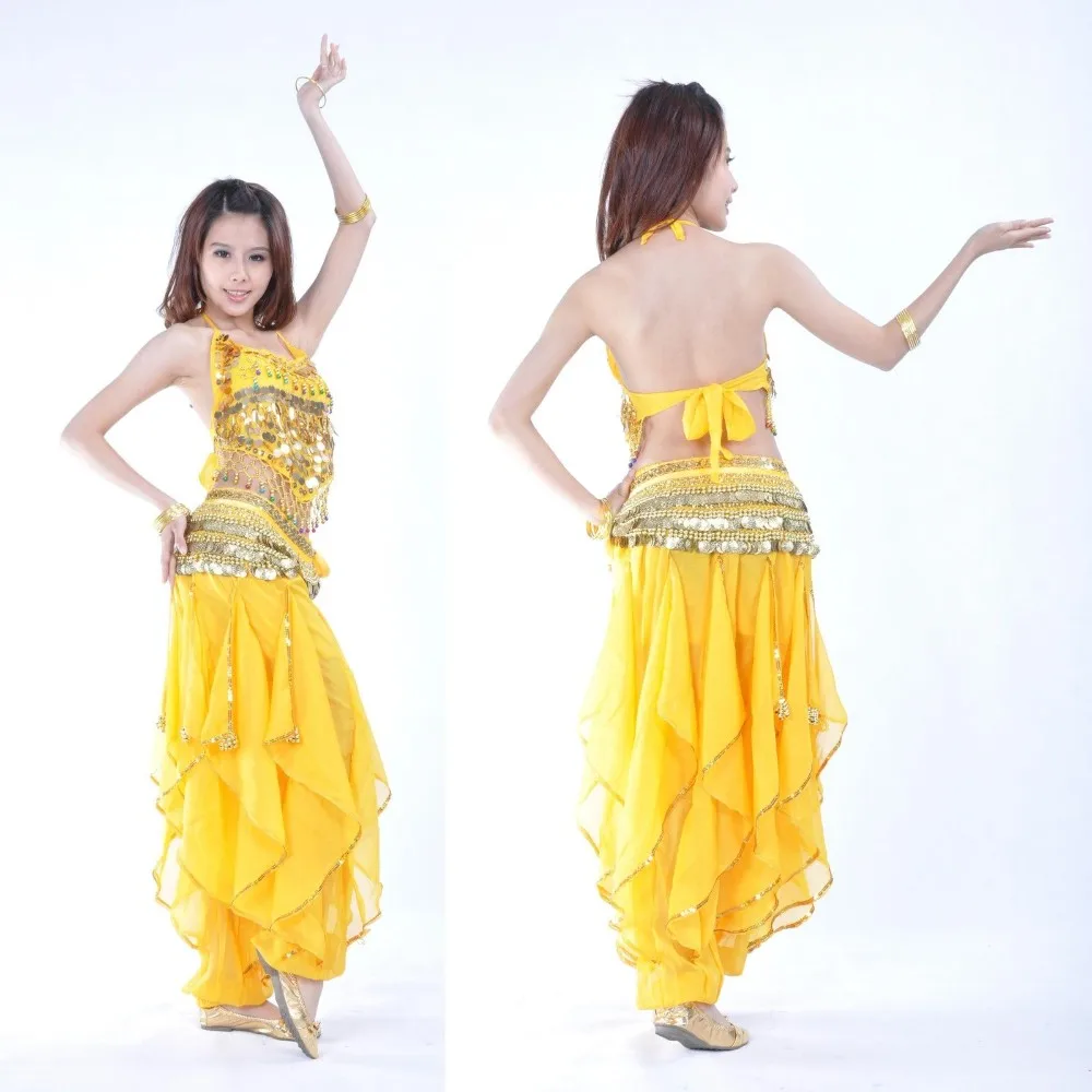 Women Arab Belly Dancing Performance Set Girls Oriental Indian Dance