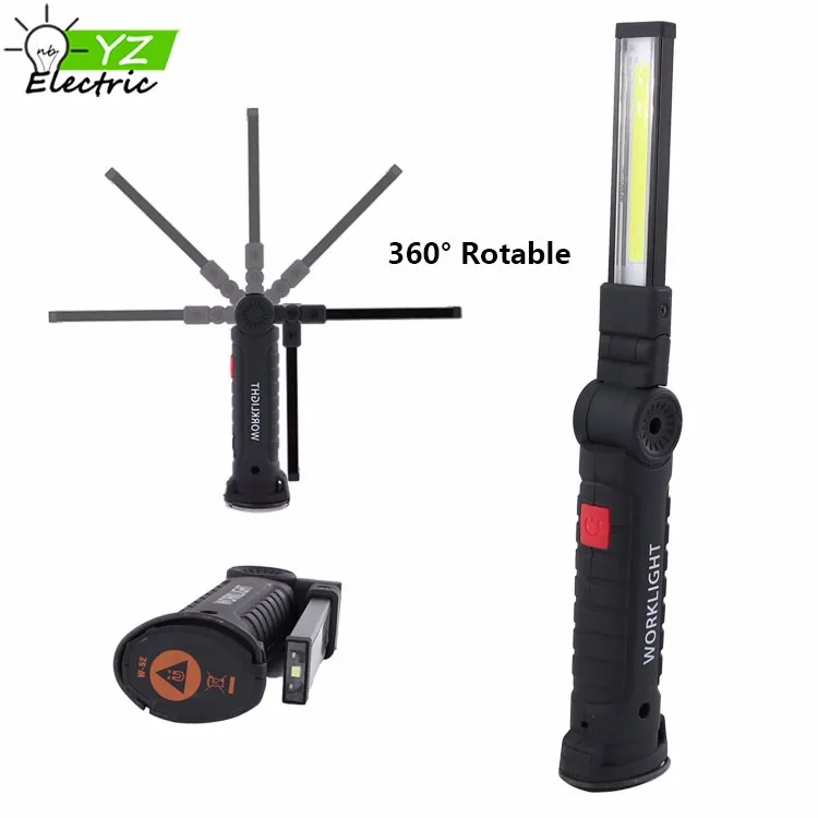 500 Lumens Work Zone Rechargeable Cob Led Work Light As